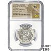Sasanian Khusru II, AD 591-628 Silver Drachm NGC