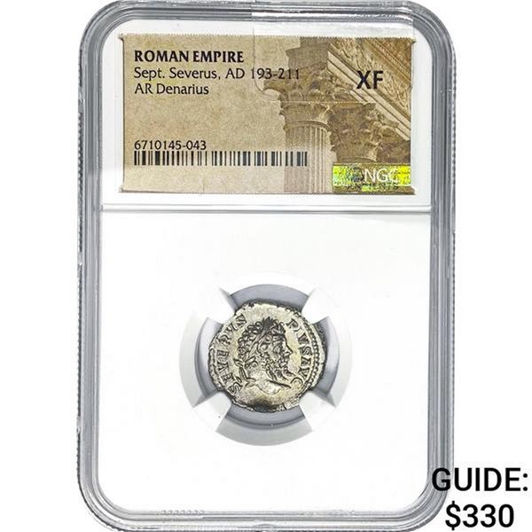 Roman Sept. Severus, AD 193-211 Silver Denarius