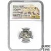 Roman Elagabalus, AD 218-222 Silver Denarius NGC