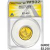 AH 1277 Turkey Gold 100 Kurush Year 8 ANACS EF40