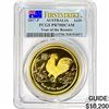 Image 1 : 2017P Australia 1oz Gold $100 Rooster PCGS PR70
