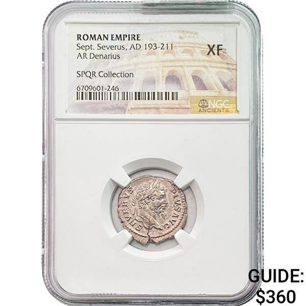 Roman Sept. Severus, AD 193-211 Silver Denarius