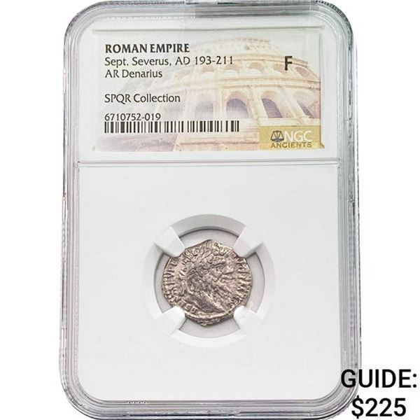 Roman Sept. Severus, AD 193-211 Silver Denarius