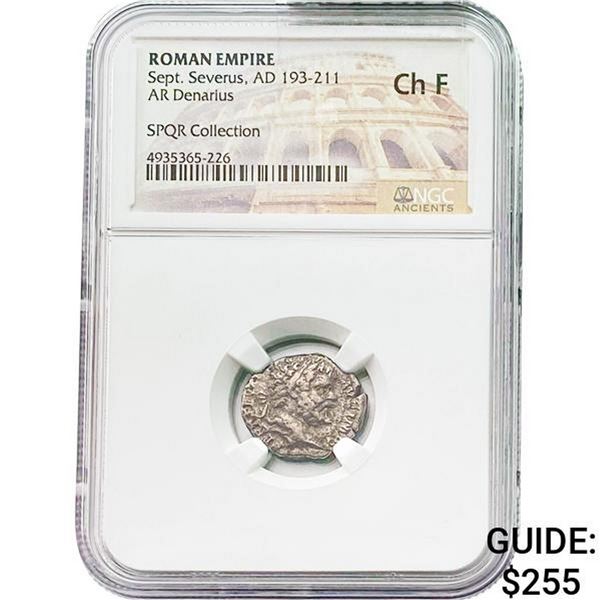 Roman Sept. Severus, AD 193-211 Silver Denarius