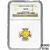 Image 1 : 1786M DV Spain 0.0475oz Gold 1/2 Escudo NGC AU50