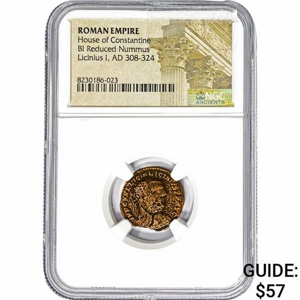 Roman Licinius I, AD 308-324 BI Reduced Nummus