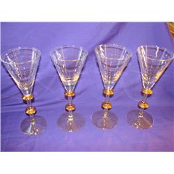 4 Crystal Conical Stemware