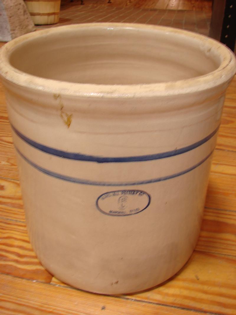 6 Gal. Marshall Pottery Crock