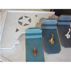 4 Wood Architectural Pieces