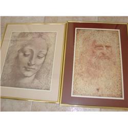 2 Framed & Matted Prints