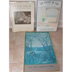 3 Framed Prints:French, Steichen & Met. Art
