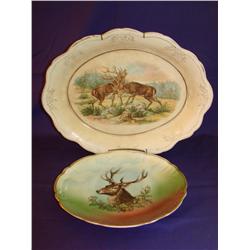 2 Deer Plates