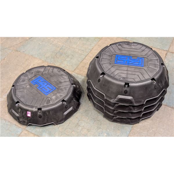 LOT OF FIVE F45 RISERS