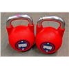 Image 1 : PAIR OF 12KG KETTLEBELLS