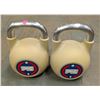 Image 1 : PAIR OF 8KG KETTLEBELLS