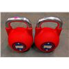 Image 1 : PAIR OF 12KG KETTLEBELLS