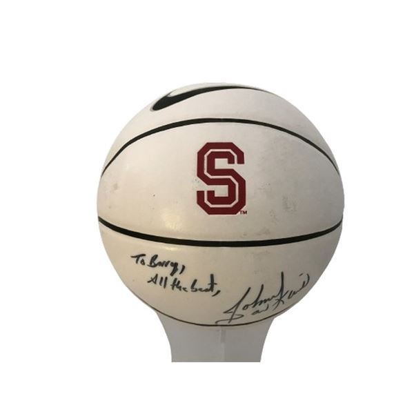 Johnny Dawkins signed Stanford University basketball