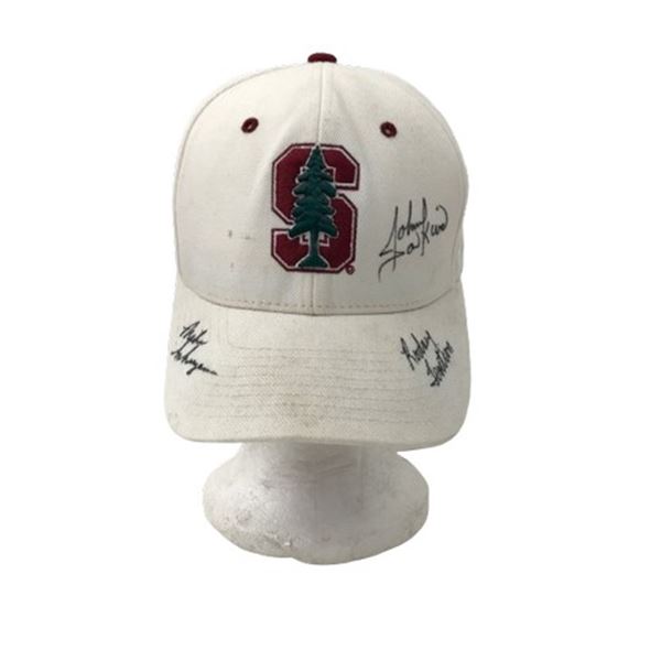 Rodney Tention Signed Stanford Hat