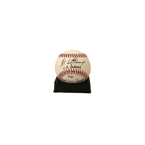 Manny Mota, Ken Landreaux and one other Rawlings Official MLB Baseball