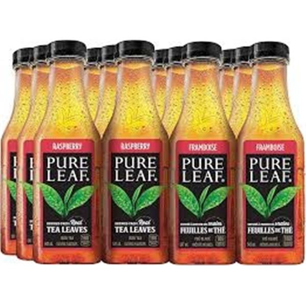 NEW 12 X 547ML PURE LEAF RASPBERRY