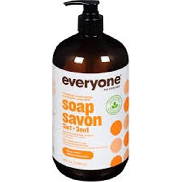 NEW 946ML EVERYONE SOAP SAVON 3 IN 1 CITRUS + MINT