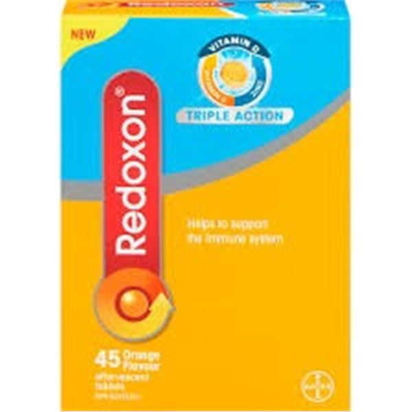 NEW 45 ORANGE FLAVOUR REDOXON TABLETS