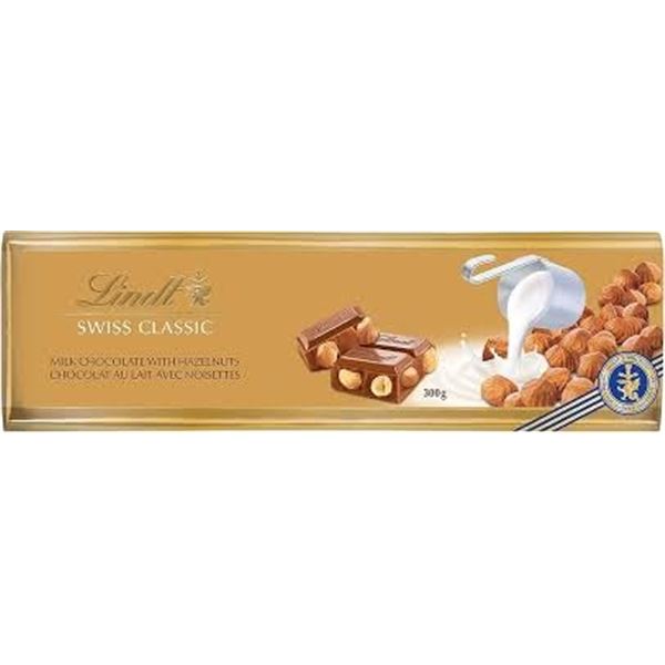 NEW 300G LINDT SWISS CLASSIC MILK CHOCOLATE