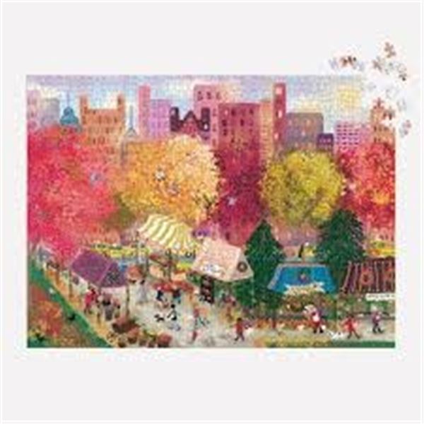 NEW 1000 PIECE PUZZLE GALISON AUTUMN THE CITY MARK