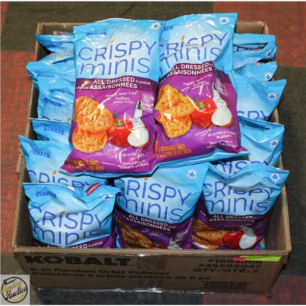 NEW 24 X 100G CRISPY MINIS VARIETY PACK