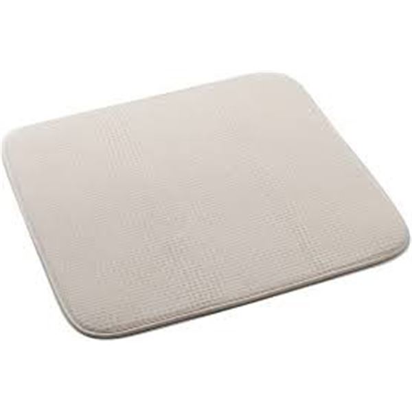 NEW NORPRO 16 X 18 INCH MICROFIBER DRYING MAT CREA