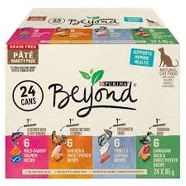 NEW 24 X 85G PURINA BEYOND PATE VARIETY PACK