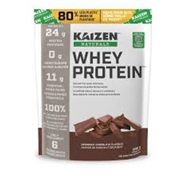 NEW 840G KAIZEN WHEY PROTEIN CHOCOLATE FLAVOUR