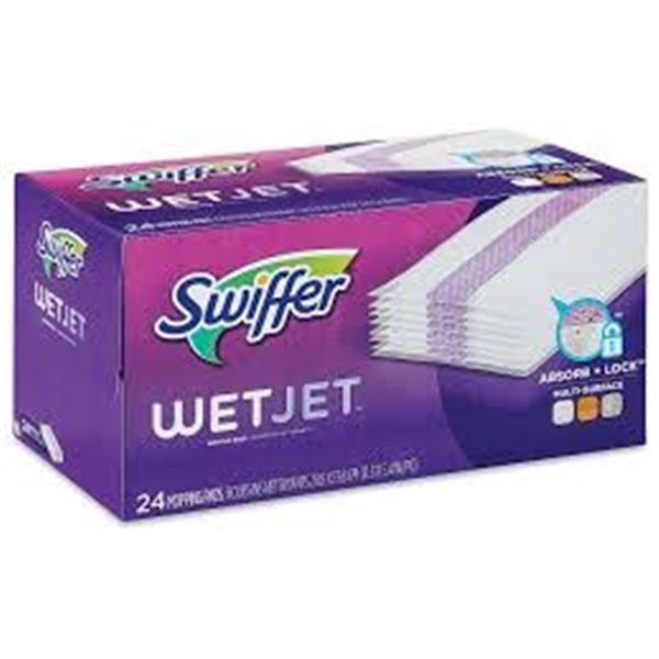 NEW 24 MOPPING PADS SWIFFER WET JET