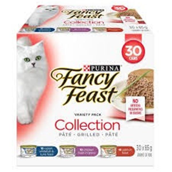 NEW 30 X 85G PURINA FANCY FEAST VARIETY PACK GRILL