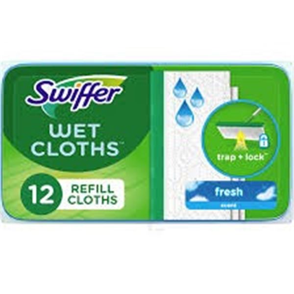 NEW SWIFFER WET CLOTHS WET MOPPING CLOTHS FRESH