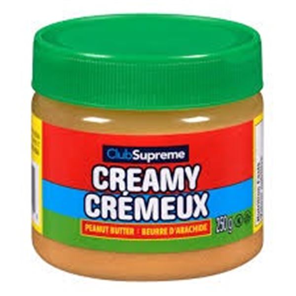 NEW 250G CLUB SUPREME CREAMY PEANUT BUTTER