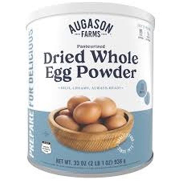 NEW 936G AUGASON FARMS DRIED WHOLE EGG POWDER