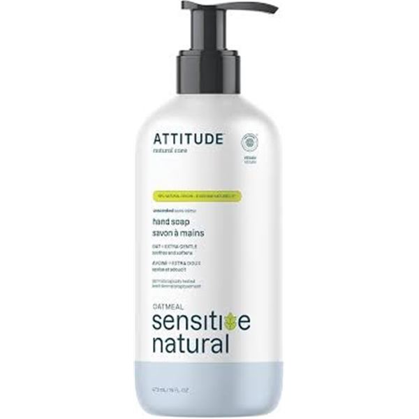 NEW 473ML ATTITUDE HAND SOAP OAT EXTRA GENTLE