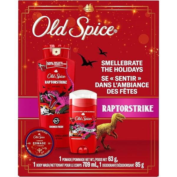 NEW OLD SPICE GIFT OF SCENT GIFT SET RAPTORSTRIKE