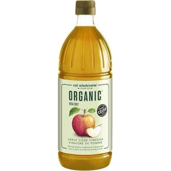 NEW 1L ORGANIC RAW APPLE CIDER VINEGAR
