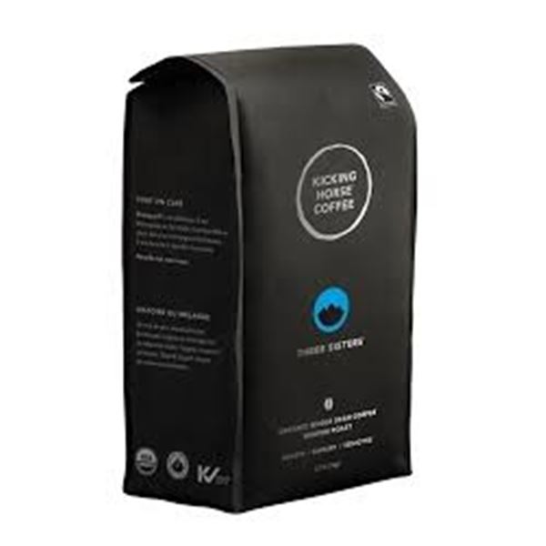 NEW 1KG KICKING HORSE COFFEE THREE SISTERS