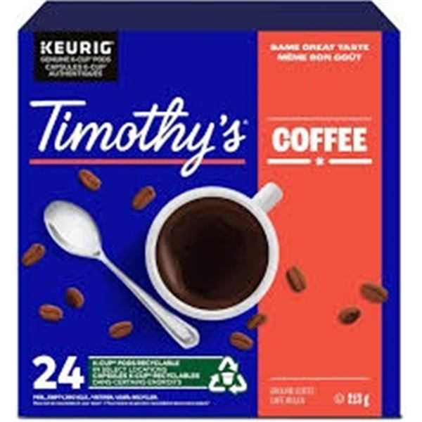 NEW 213G TIMOTHYS GROUND COFFEE