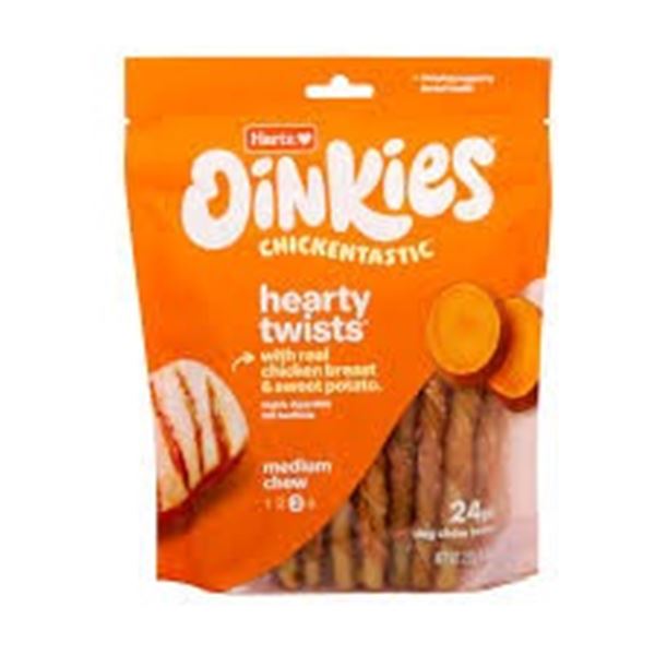 NEW 336G HARTZ OINKIES CHICKENTASTIC TENDER TWISTS