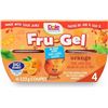 Image 1 : NEW 6 4  PACKS X 124G DOLE FRUIT JUICE GELS ORANGE