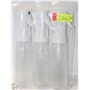 Image 1 : NEW 3 PACK OF WHITE SPRAY BOTTLES
