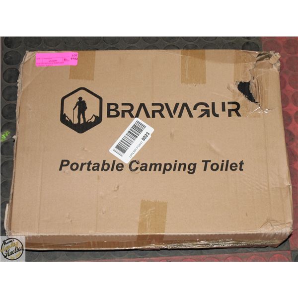 NEW BRARVAGUR PORTABLE CAMPING TOILET