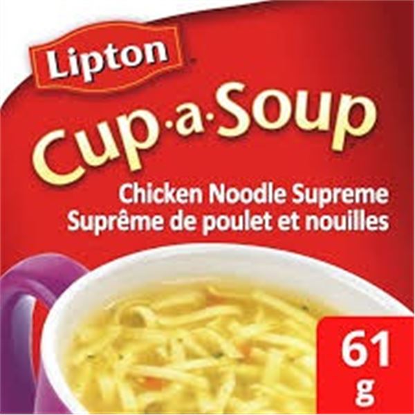 NEW 3 X 61G LIPTON CUP A SOUP CHICKEN NOODLE