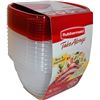 Image 1 : NEW 8 DEEP SQUARES 1.2L RUBBERMAID TAKE ALONGS
