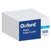 Image 1 : NEW 500 OXFORD INDEX CARDS 3 X 5 INCHES