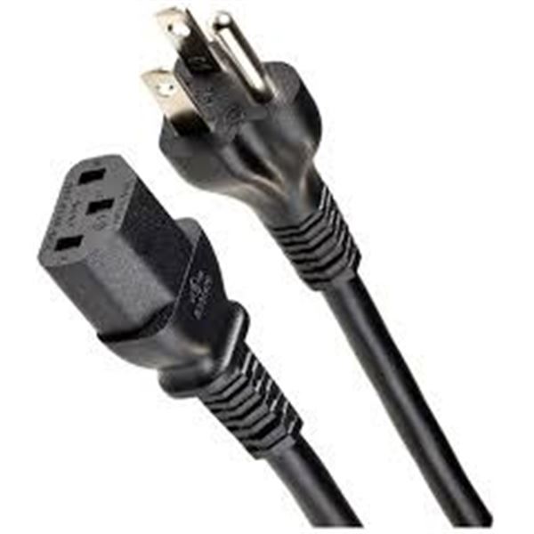 NEW WITH BOX AMAZON BASICS 25 FT COMPUTER POWER CO